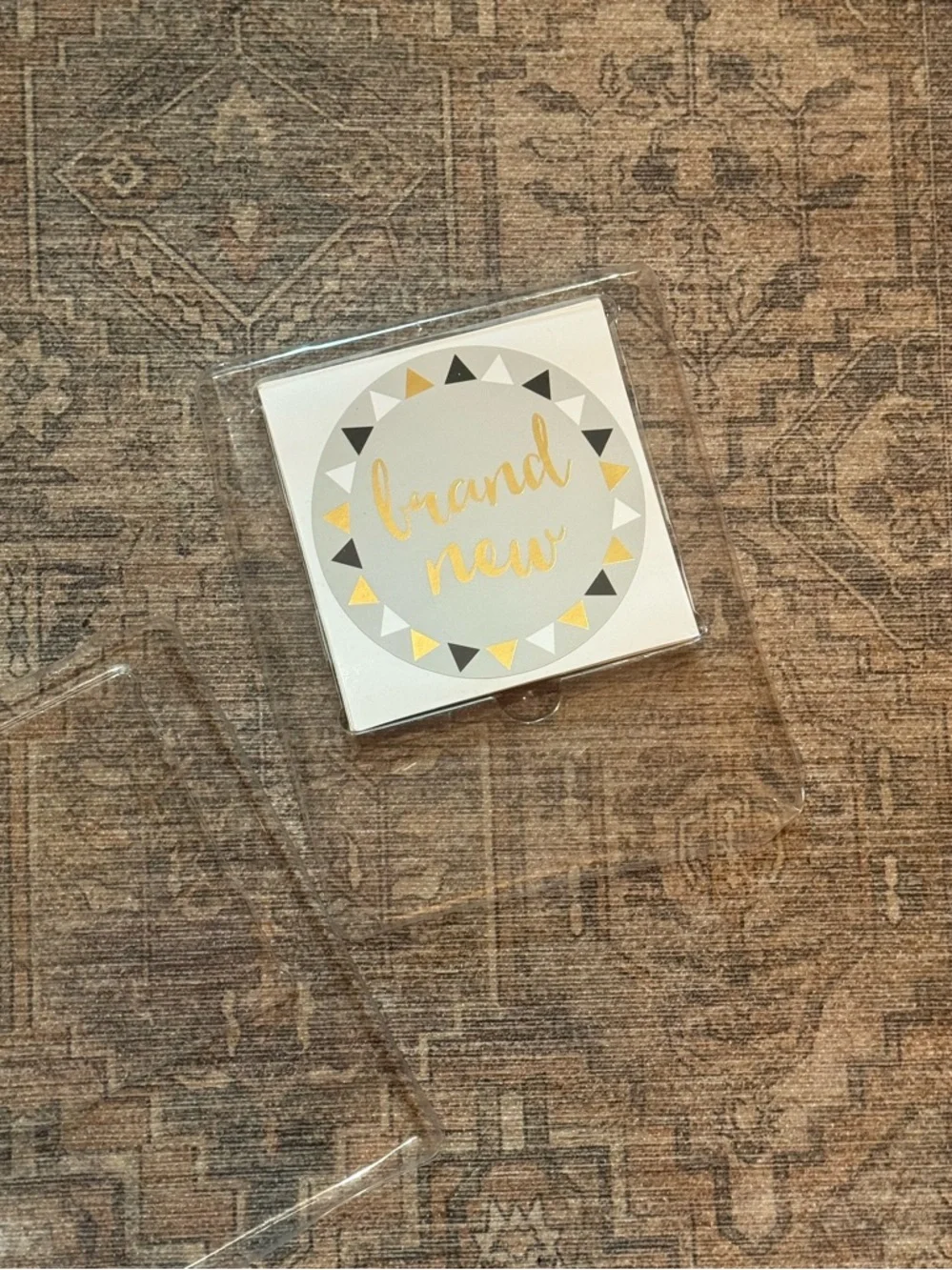 Monthly‎ Baby Milestone Stickers  - Gold & Gray